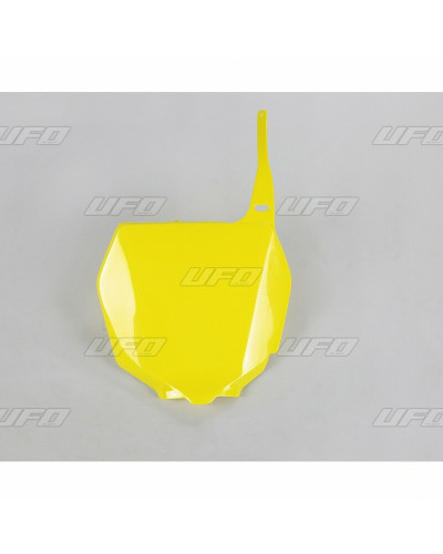 Plaque Course Moto UFO Plaque numéro frontale UFO jaune Suzuki