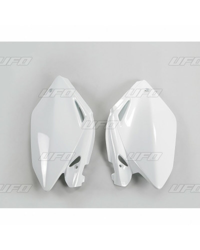 Plaque Course Moto UFO Plaques latérales UFO blanc Honda CRF250R