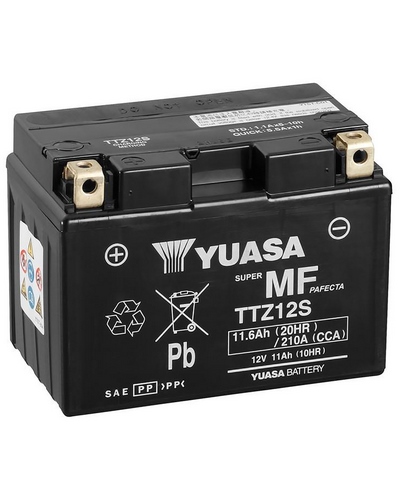 Batterie Moto YUASA BAT YUASA TTZ12S-BS