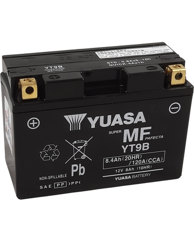 Batterie Moto YUASA Batterie YT9B