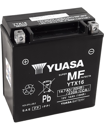Batterie Moto YUASA Batterie YTX16