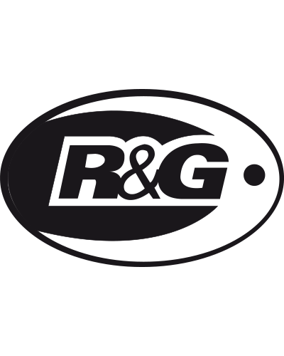 Sangle Moto R&G RACING Platines pour sangles R&G RACING noir Aprilia Shiver 900