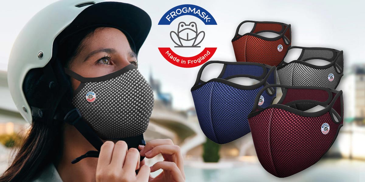 Le masque anti-pollution FFP2 Frogmask débarque chez Cardy