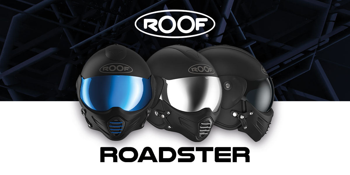 Nouveau casque Roof Roadster : le jet au mask magnétique