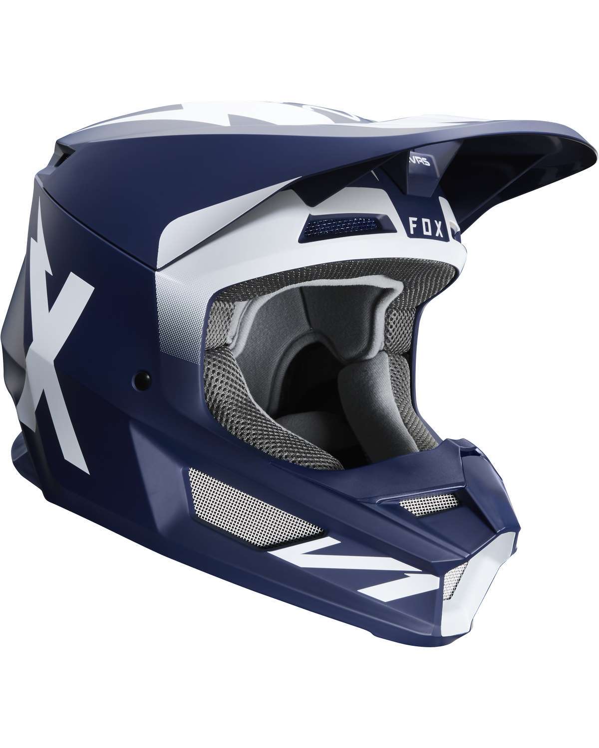 Premier casque de moto Predator Cross Enduro en fibre tricomposite FX108  bleu blanc Vente en Ligne 