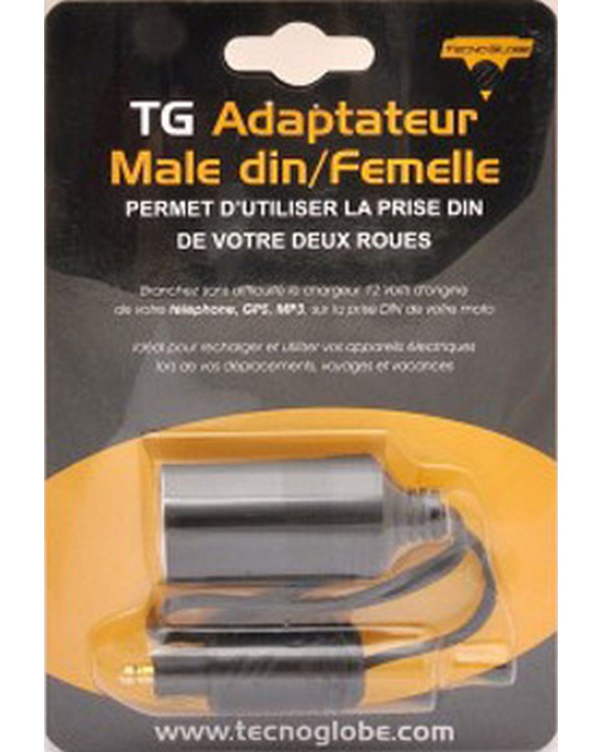 Adaptateur Din USB & USB-C Tecno Globe moto : , adaptateur  de moto