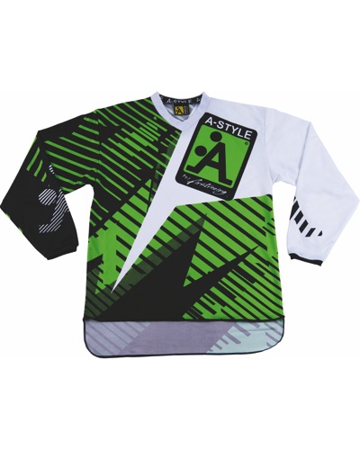 Maillot Moto Cross A-STYLE A-Style 14 vert