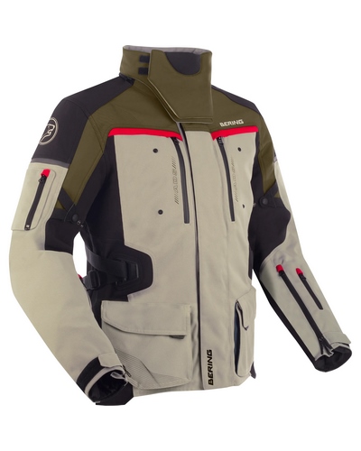 Veste Textile BERING Freeway beige-noir Veste Textile BERING Freeway beige-noir