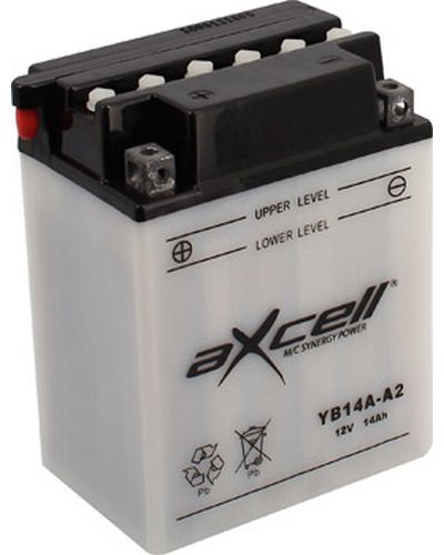 Batterie Moto BS BATTERY AXCELL YB14A-A2 livrée sans acide