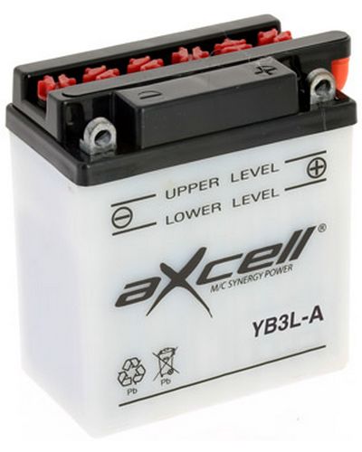 Batterie Moto BS BATTERY AXCELL YB3L-A livrée sans acide