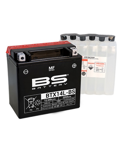 Batterie Moto BS BATTERY BS BTX14L-BS