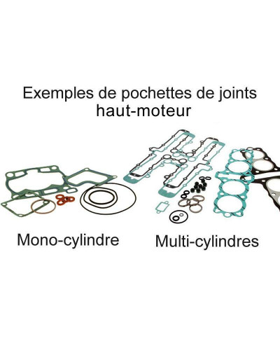 Pochette Joints Haut Moteur Moto CENTAURO KIT JOINTS HAUT-MOTEUR POUR KAWASAKI KD80 1981-92