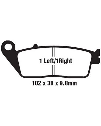 Plaquettes Freins EBC EBC-FA196V