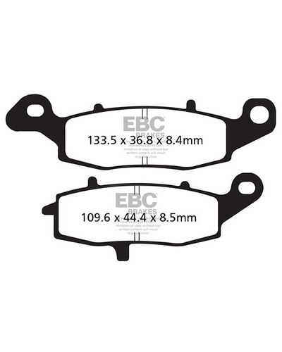 Plaquettes Freins EBC Plaquette EBC-GFA231HH