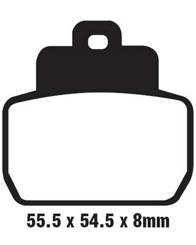 Plaquettes Freins EBC Plaquette EBC-SFA425 Carbon