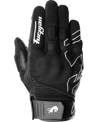 Gants Moto Été FURYGAN été Jet Néon D3o noir-blanc