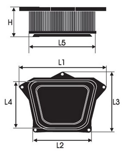 Filtre à Air Moto GREEN-FILTER FILTRE SUZUKI GSX1300R HAYABUSA MS0467