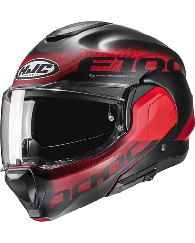 Casque Modulable Moto HJC F100 Hetal rouge mat Casque Modulable Moto HJC F100 Hetal rouge mat