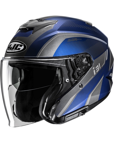 Casque Jet Moto HJC I-31 Reno bleu