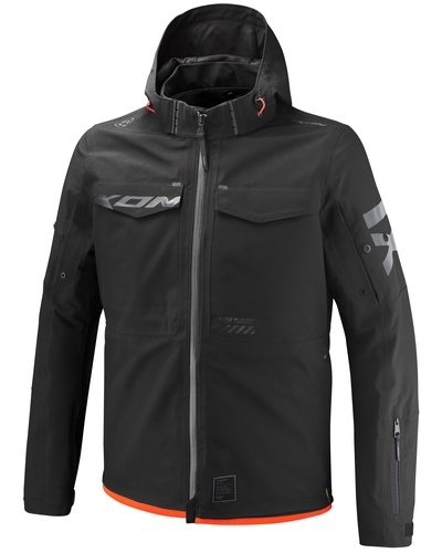 Veste Textile IXON Square XDry-3L noir