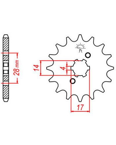 Pignon Moto JT Pignon JTF1127.14