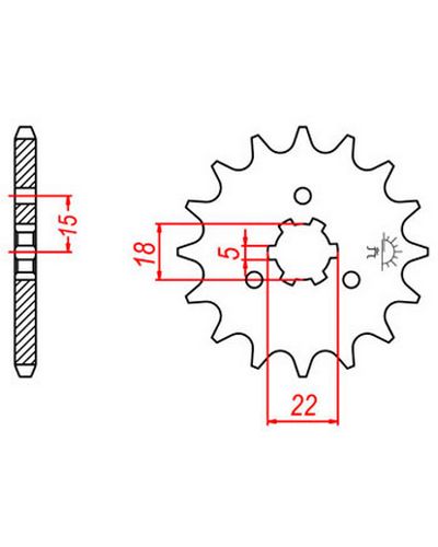 Pignon Moto JT Pignon JTF1445.12