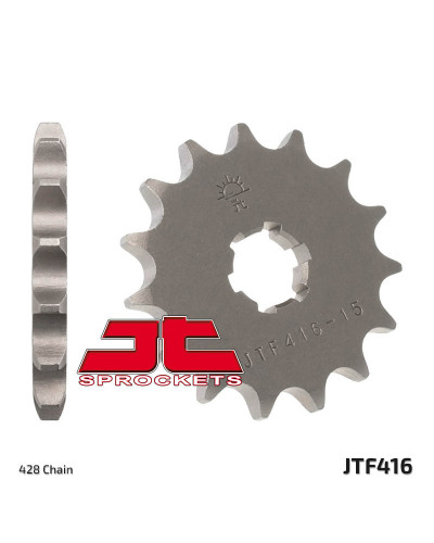 Pignon Moto JT SPROCKETS Pignon JT SPROCKETS 14 dents acier pas 428 type 416