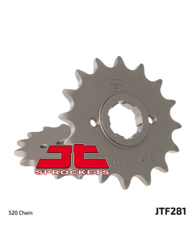 Pignon Moto JT SPROCKETS Pignon JT SPROCKETS 14 dents acier pas 520 type 281 Honda