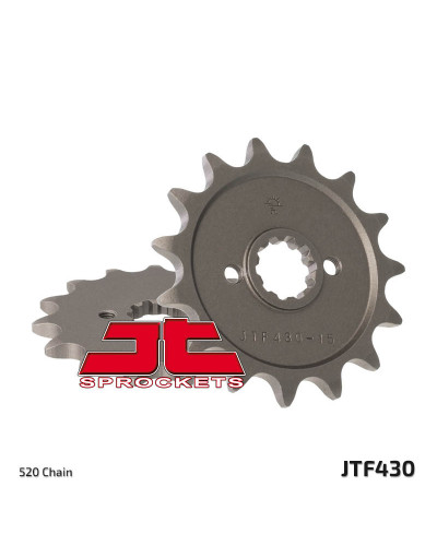 Pignon Moto JT SPROCKETS Pignon JT SPROCKETS 15 dents acier pas 520 type 430