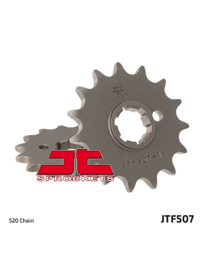 Pignon Moto JT SPROCKETS Pignon JT SPROCKETS 15 dents acier pas 520 type 507