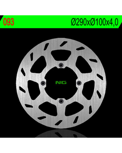 Disque Frein Moto NG BRAKE DISC Disque de frein avant gauche NG 093 rond fixe Kawasaki KLX650