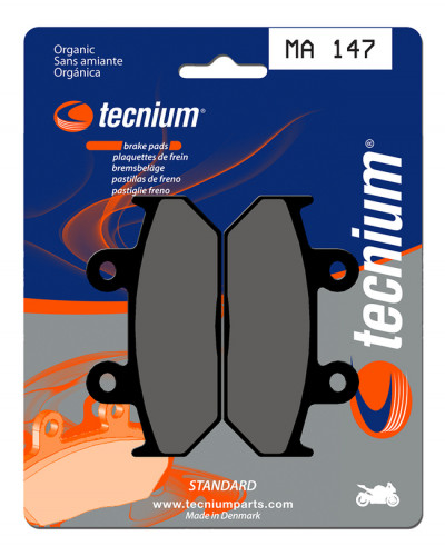 Plaquettes Freins  Plaquettes de frein TECNIUM MA147 organique