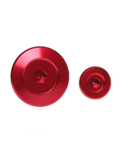 Accessoires Filtres Moto RFX Jeu de bouchons de distribution de moteur RFX Pro (Rouge) - Kawasaki KXF250/450