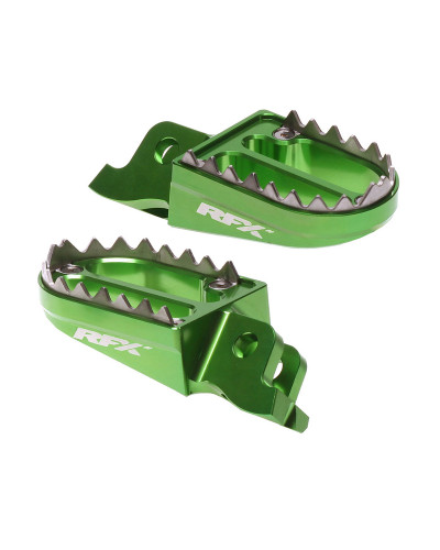 Repose Pieds Moto RFX Repose-pieds RFX Pro Series 2 (Vert) - Kawasaki KXF250/450