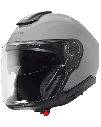 Casque Jet Moto SCHUBERTH J2 gris nardo