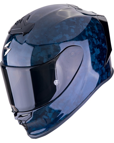 Casque Intégral Moto SCORPION EXO EXO-R1 evo Carbon air Onyx bleu