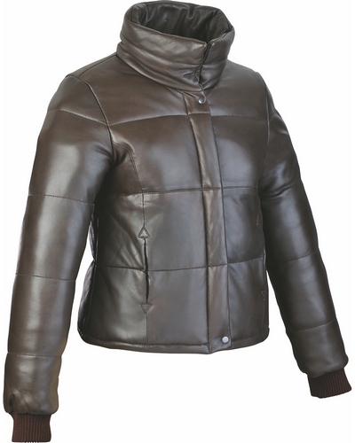 ACCESSOIRES DIVERS SOUBIRAC Doudoune cuir pour la ville DOONE marron ACCESSOIRES DIVERS SOUBIRAC Doudoune cuir pour la ville DOONE marron