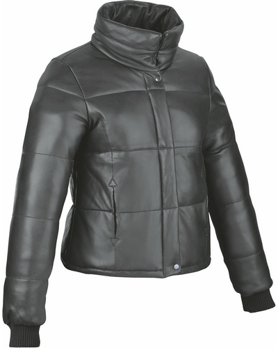 ACCESSOIRES DIVERS SOUBIRAC Doudoune cuir pour la ville DOONE noir ACCESSOIRES DIVERS SOUBIRAC Doudoune cuir pour la ville DOONE noir