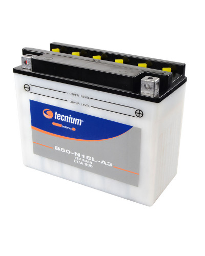 Batterie Moto TECNIUM Batterie TECNIUM B50-N18L-A3 conventionnelle livrée avec pack acide