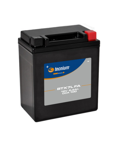 Batterie Moto TECNIUM Batterie TECNIUM sans entretien activé usine - BTX7L