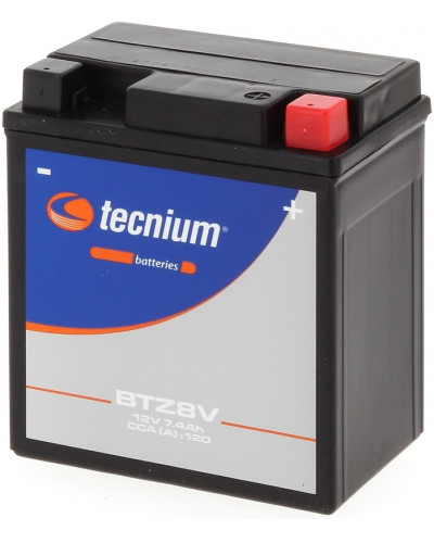 Batterie Moto TECNIUM Batterie TECNIUM SLA sans entretien activé usine - BTZ8V