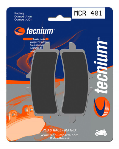 Plaquettes Freins TECNIUM Plaquettes de frein TECNIUM Racing métal fritté carbone - MCR401