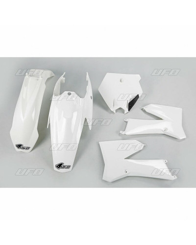 Kit Plastique Moto UFO Kit plastique UFO blanc KTM SX85