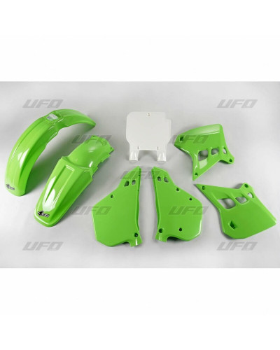 Kit Plastique Moto UFO Kit plastique UFO couleur origine Kawasaki KX125