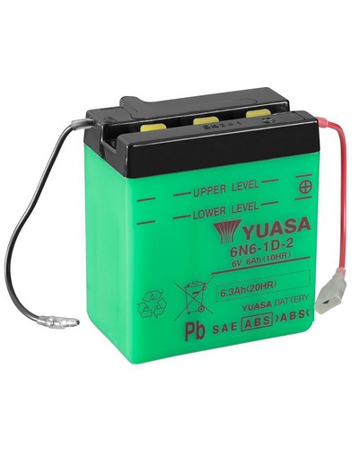 Batterie Moto YUASA Batterie 6N6-1D-2