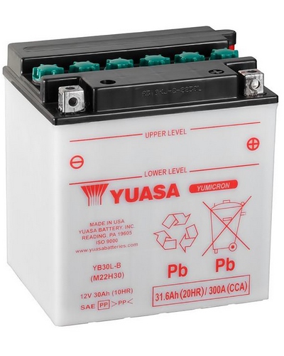 Batterie Moto YUASA Batterie YB30L-B