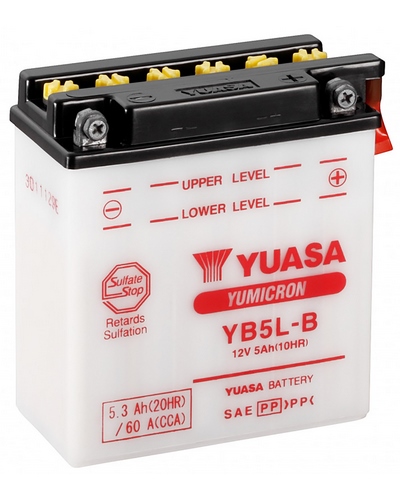 Batterie Moto YUASA Batterie YB5L-B + PACK ACIDE