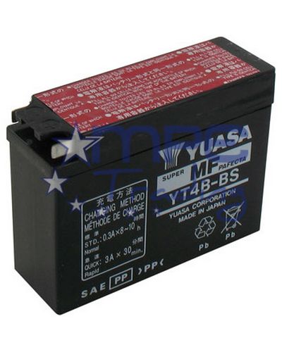 Batterie Moto YUASA Batterie YT4B-BS